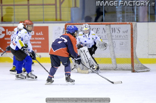 2015-01-18 Hockey Milano Rossoblu U12-Pinerolo 0948 Guglielmo Romano
